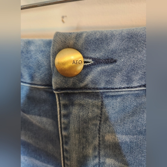 American eagle womens super super stretch skinny jean size 4L long - Picture 3 of 5